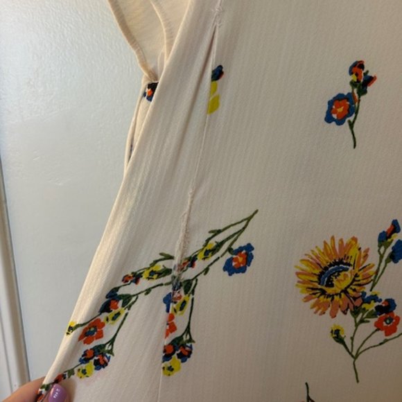 Free People Midi Dress Pale Pink - Picture 2 of 2